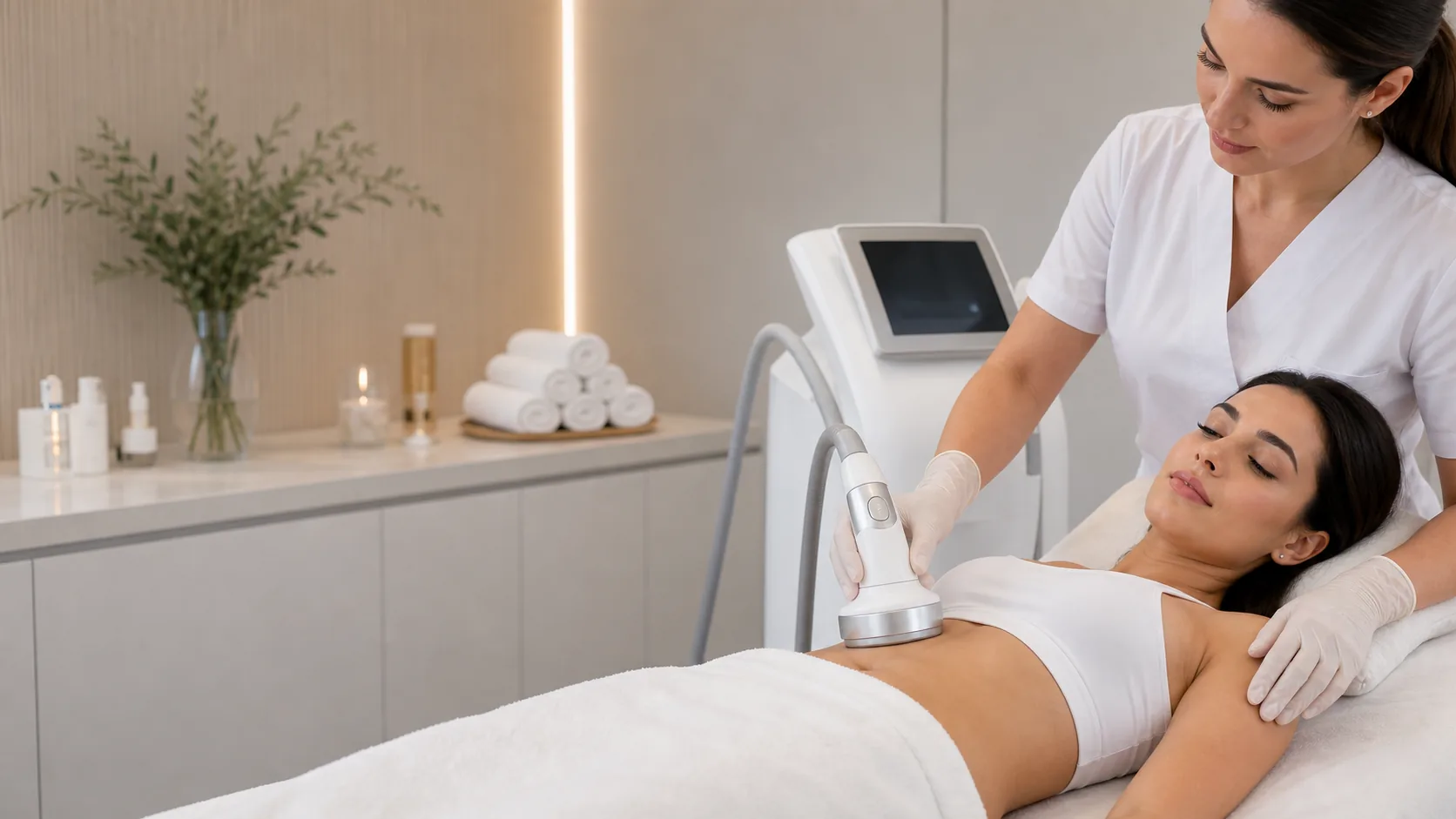 Dermaluxe Bölgesel İncelme hizmetine uygun premium klinik görseli