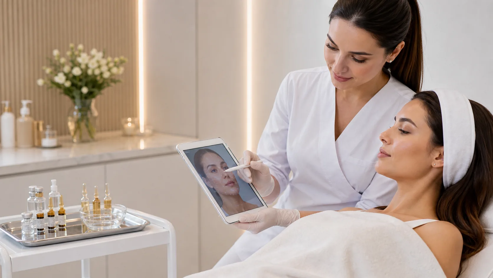 Dermaluxe Mezoterapi hizmetine uygun premium klinik görseli
