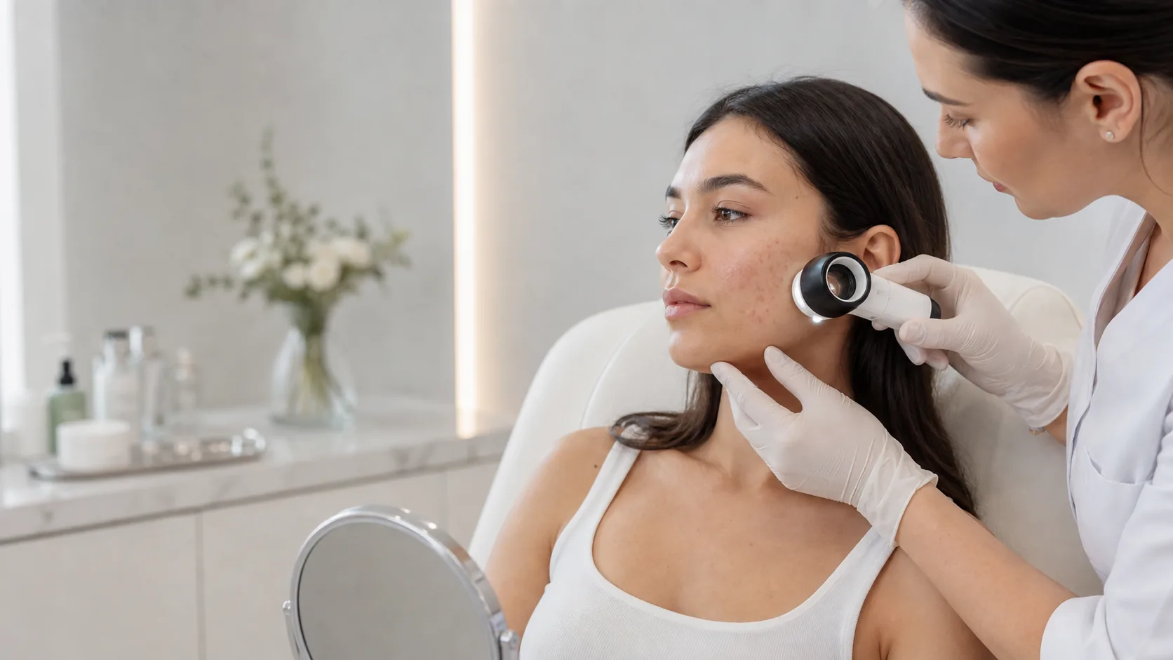 Dermaluxe Akne, Yanık ve Yara Skar Tedavisi hizmetine uygun premium klinik görseli