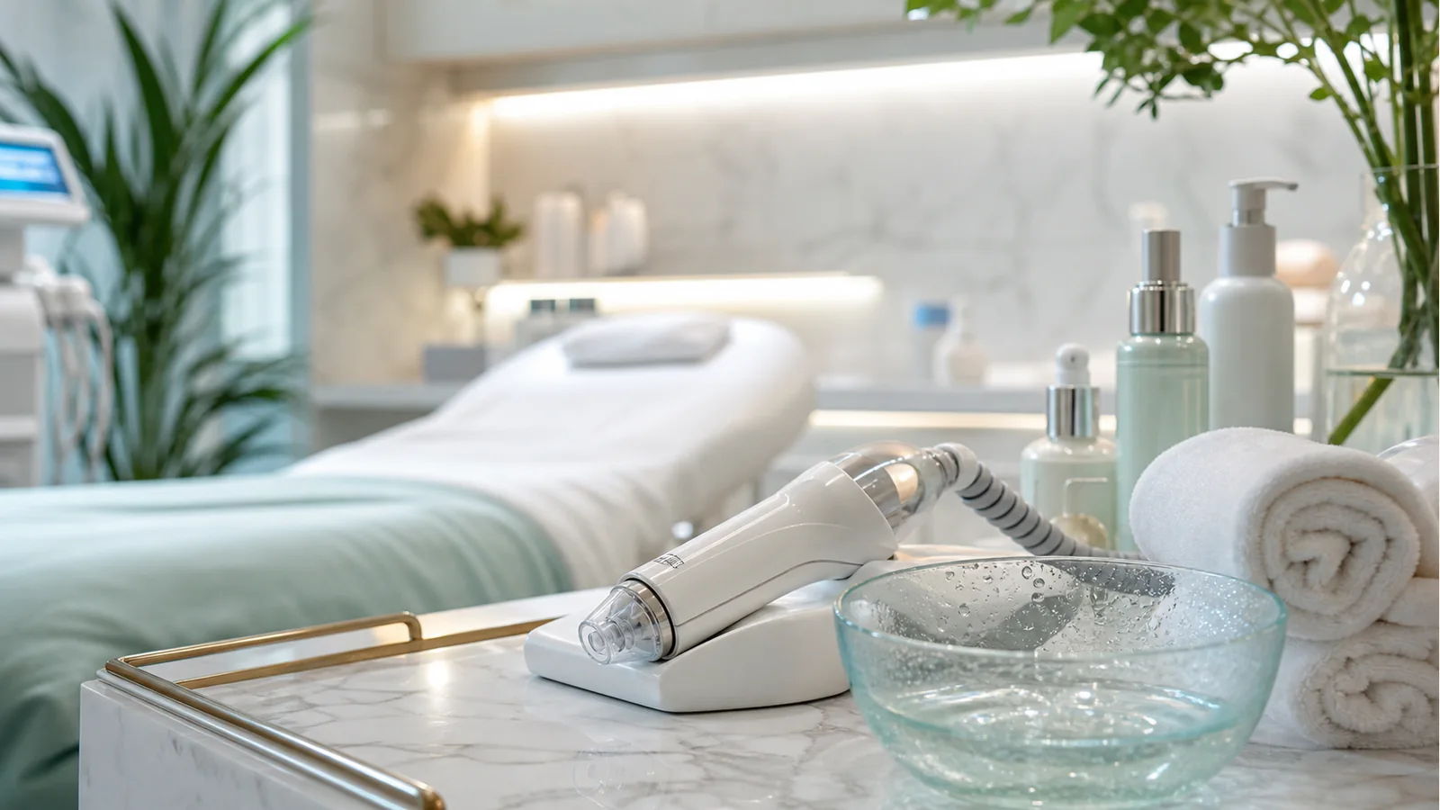 Dermaluxe Hydrofacial hizmetine uygun premium klinik görseli